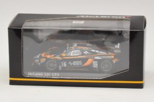 McLaren MP4-12C GT3 #16 Boutsen Racing Schmetz / Demirdjian 24 Hours of Spa 2014 Minichamps 1:43 437141316 Pressofusione — immagine 4 di 4