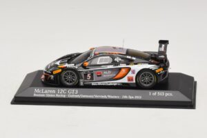 McLaren MP4-12C GT3 #5 Boutsen Racing Guilvert / Dermont 24 Hours of Spa 2013 Minichamps 1:43 437131305 Pressofusione