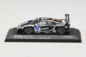 McLaren MP4-12C GT3 #69 Dorr Motorsport Adams / Klasen 24 Hours of Nurburgring 2014 Minichamps 1:43 437131399 Pressofusione
