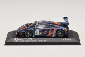 McLaren MP4-12C GT3 #88 Von Ryan Racing Barff / Goodwin 24 Hours of Spa 2013 Minichamps 1:43 437131388 Pressofusione