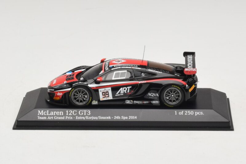 McLaren MP4-12C GT3 Art Grand Prix #99 K. Estre / M. Korjus 24 Hours of Spa 2014 Minichamps 1:43 437141399 Pressofusione