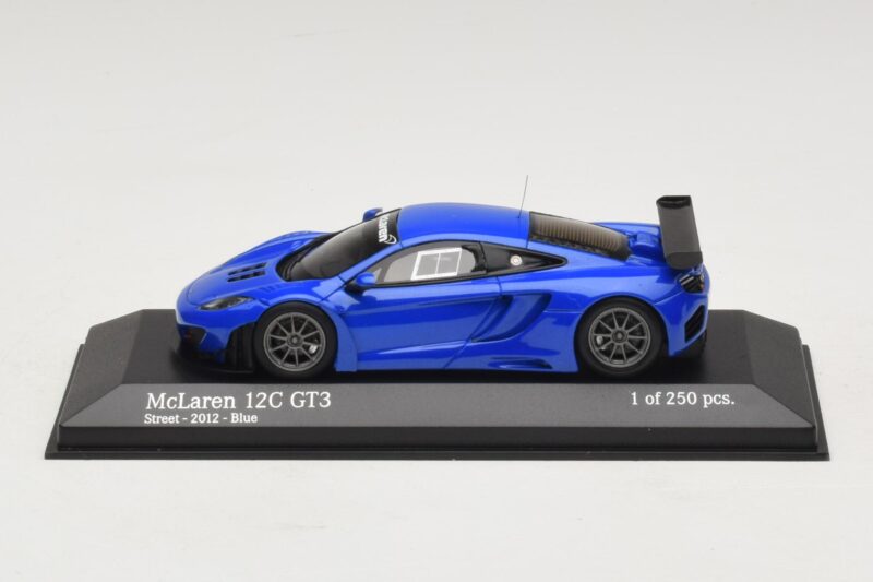 McLaren MP4-12C GT3 Street Blu Minichamps 1:43 McLaren MP4-12C GT3 Street Blu Minichamps 1:43 437121397 Pressofusione