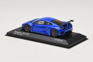 McLaren MP4-12C GT3 Street Blu Minichamps 1:43 437121397 Pressofusione — immagine 3 di 4