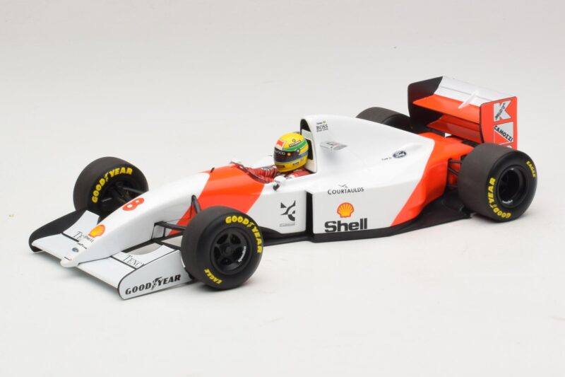 McLaren MP4/8 Ford #8 A. Senna Winner Japanese GP 1993 Minichamps 1:18 540931878 Pressofusione