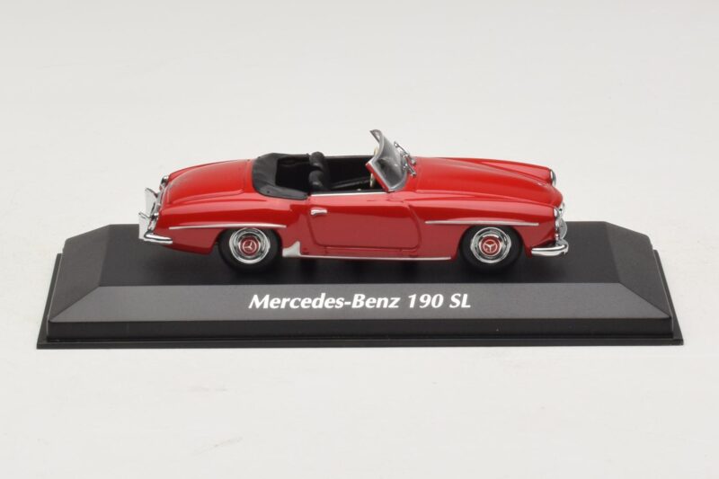 Mercedes 190 SL Rosso Maxichamps 1:43 940033131-O Pressofusione