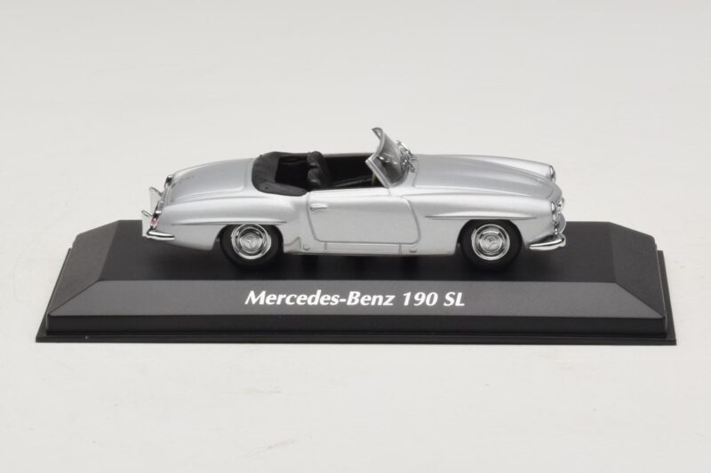 Mercedes 190 SL W121 Argento Maxichamps 1:43 940033130 Pressofusione