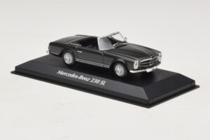 Mercedes 230 SL W113 Grigio Maxichamps 1:43 94003231 Pressofusione — immagine 3 di 4