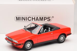 Mercedes 300 Cabriolet Rosso Scuro Minichamps 1:43 437032131 Pressofusione — immagine 6 di 6