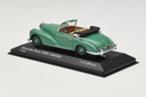 Mercedes 300S Cabriolet Verde Minichamps 1:43 430032335 Pressofusione — immagine 3 di 5
