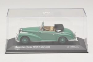 Mercedes 300S Cabriolet Verde Minichamps 1:43 430032335 Pressofusione — immagine 4 di 5