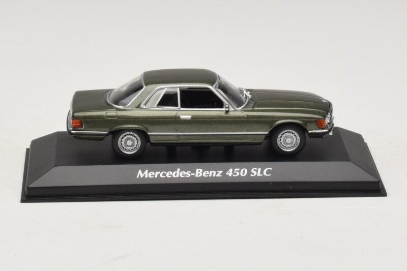 Mercedes 450 SLC C107 Verde Scuro Metallizzato Maxichamps 1:43 940033420 Pressofusione
