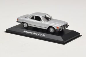 Mercedes 450 SLC C107 Argento Maxichamps 1:43 940033421 Pressofusione — immagine 3 di 4