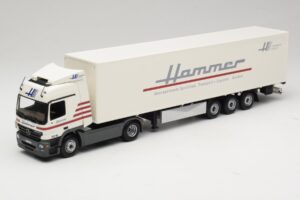 Mercedes Actros 1844LS Koffersattelzug Hammer Aachen Minichamps 1:43 499039105 Pressofusione