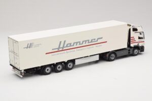 Mercedes Actros 1844LS Koffersattelzug Hammer Aachen Minichamps 1:43 499039105 Pressofusione — immagine 2 di 6