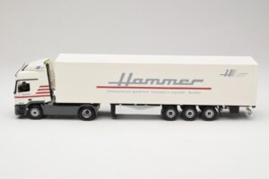 Mercedes Actros 1844LS Koffersattelzug Hammer Aachen Minichamps 1:43 499039105 Pressofusione — immagine 3 di 6