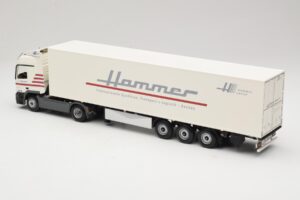Mercedes Actros 1844LS Koffersattelzug Hammer Aachen Minichamps 1:43 499039105 Pressofusione — immagine 5 di 6