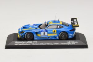 Mercedes AMG GT3 Black Falcon #9 Y. Buurman / M. Engel 24 Hours of Nurburgring 2016 Minichamps 1:43 437163009 Pressofusione