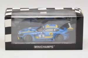 Mercedes AMG GT3 Black Falcon #9 Y. Buurman / M. Engel 24 Hours of Nurburgring 2016 Minichamps 1:43 437163009 Pressofusione — immagine 5 di 5