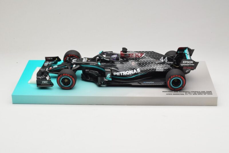 Mercedes AMG Petronas W11 EQ Performance #44 L. Hamilton 91st F1 Win Eifel GP 2020 Minichamps 1:18 113201144 Pressofusione
