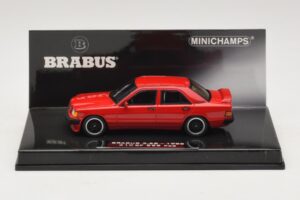 Mercedes Brabus 3.6S 190E W201 Rosso Minichamps 1:43 437032600 Pressofusione