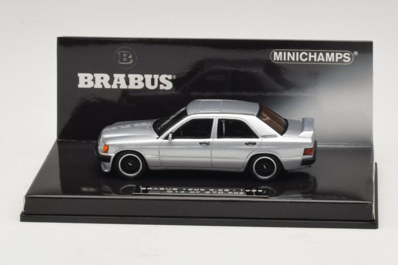 Mercedes Brabus 3.6S 190E W201 Argento Minichamps 1:43 Mercedes Brabus 3.6S 190E W201 Argento Minichamps 1:43 437032604 Pressofusione