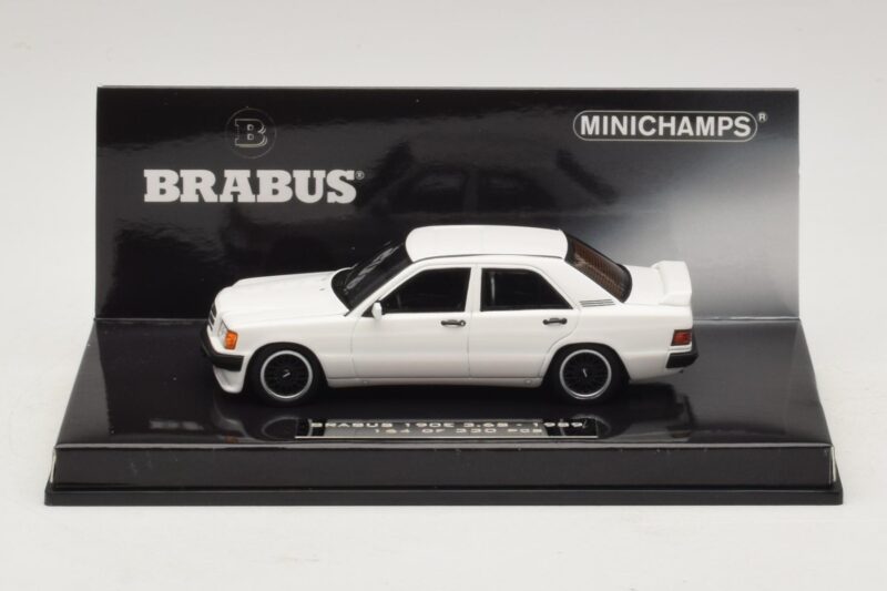 Mercedes Brabus 3.6S 190E W201 Bianco Minichamps 1:43 437032602 Pressofusione