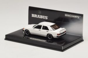 Mercedes Brabus 3.6S 190E W201 Bianco Minichamps 1:43 437032602 Pressofusione — immagine 3 di 5
