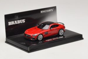 Mercedes Brabus 600 GT S C190 Rosso Minichamps 1:43 437032521 Pressofusione — immagine 2 di 5