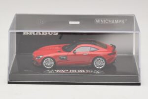 Mercedes Brabus 600 GT S C190 Rosso Minichamps 1:43 437032521 Pressofusione — immagine 4 di 5