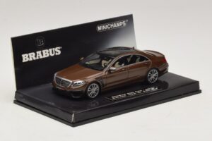 Mercedes Brabus 850 S63 W222 Marrone Metallizzato Minichamps 1:43 437034202 Pressofusione — immagine 2 di 5
