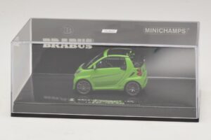 Mercedes Brabus Ultimate 120 Cabriolet Verde Minichamps 1:43 437032731 Pressofusione — immagine 4 di 5