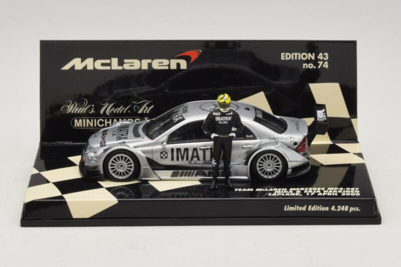 Mercedes C203 DTM Team McLaren Mercedes MP4-98T Mika & Erja Hakkinen Lapland 17 April 2000 Minichamps 1:43 Mercedes C203 DTM Team McLaren Mercedes MP4-98T Mika & Erja Hakkinen Lapland 17 April 2000 Minichamps 1:43 530984378-P1 Press