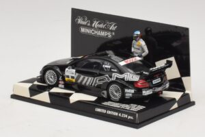 Mercedes CLK DTM #2 J. Alesi First DTM Podium Finish Hockenheim 2002 Minichamps 1:43 400023292 Pressofusione — immagine 3 di 4