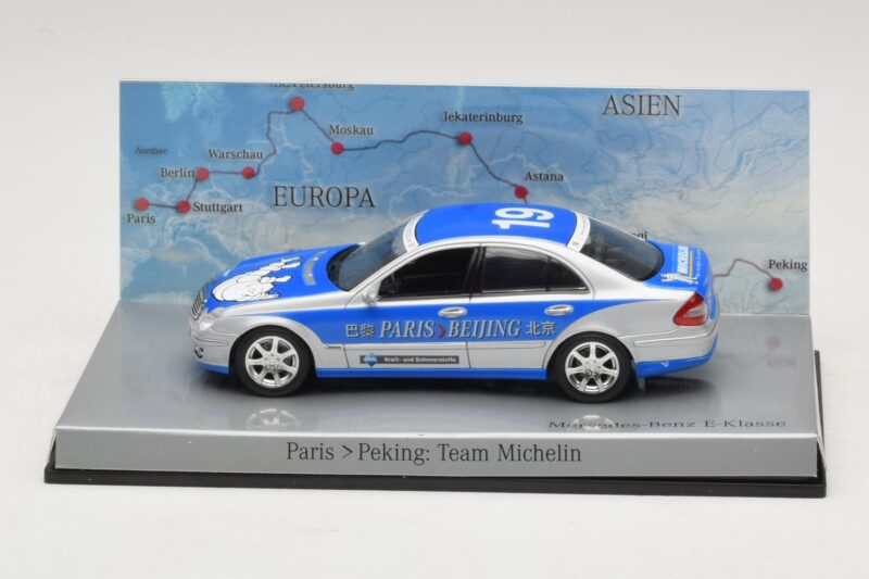 Mercedes E-Class #19 Team Michelin Rally Paris-Peking 2007 Minichamps 1:43 B66962269 Pressofusione