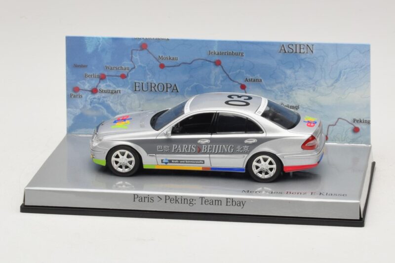 Mercedes E-Class #3 Team eBay Rally Paris-Peking 2007 Minichamps 1:43 Mercedes E-Class #3 Team eBay Rally Paris-Peking 2007 Minichamps 1:43 B66962259 Pressofusione