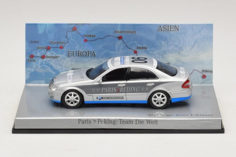 Mercedes E-Class #6 Team Die Welt Rally Paris-Peking 2007 Minichamps 1:43 B66962262 Pressofusione