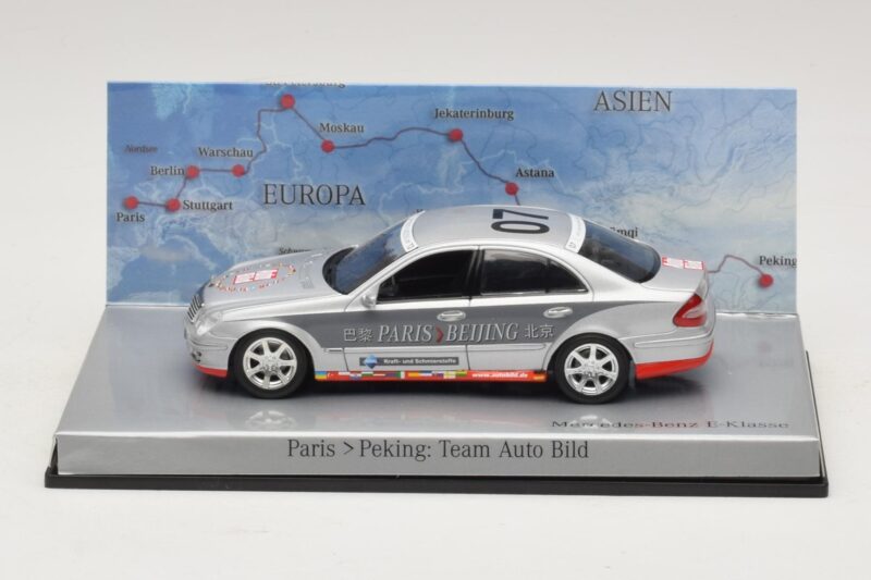 Mercedes E-Class #7 Team Auto Bild Rally Paris-Peking 2007 Minichamps 1:43 B66962263 Pressofusione