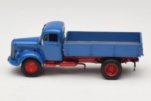 Mercedes L 3500 Ribaltabile Blu Rosso Minichamps 1:43 439350004 Pressofusione — immagine 3 di 6