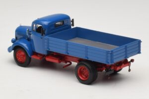 Mercedes L 3500 Ribaltabile Blu Rosso Minichamps 1:43 439350004 Pressofusione — immagine 5 di 6