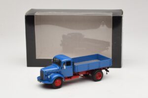 Mercedes L 3500 Ribaltabile Blu Rosso Minichamps 1:43 439350004 Pressofusione — immagine 6 di 6