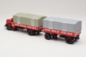 Mercedes L315 Pritschenzug Gustav Mauler Minichamps 1:43 499034720 Pressofusione — immagine 5 di 6