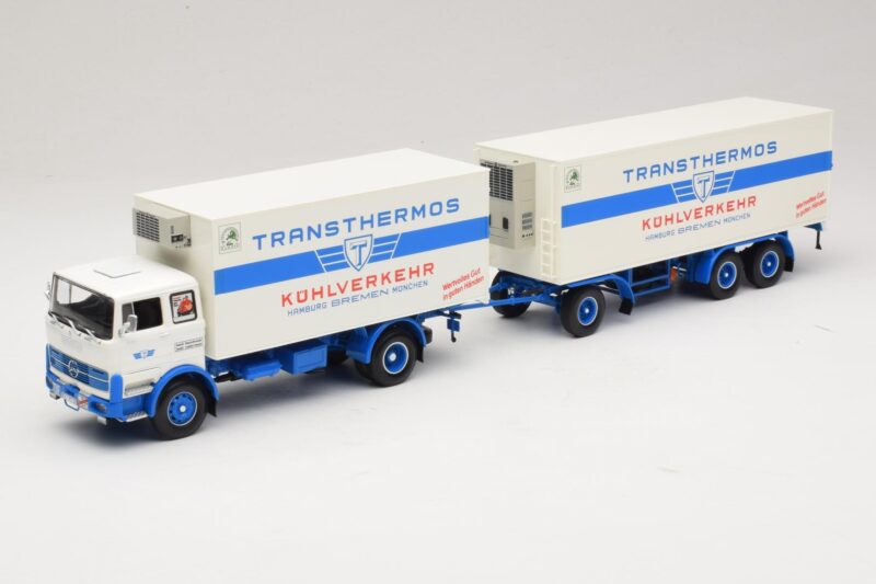 Mercedes LP1624 Kühlzug Transthermos Minichamps 1:43 499034840 Pressofusione