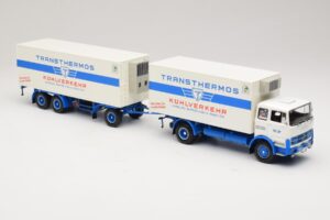 Mercedes LP1624 Kühlzug Transthermos Minichamps 1:43 499034840 Pressofusione — immagine 4 di 6