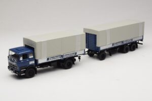 Mercedes LP1624 Pritschenzug Dachser Minichamps 1:43 499034821 Pressofusione