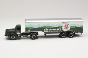 Mercedes LS315 Koffersattelzug Bärenmarke Minichamps 1:43 499034780 Pressofusione — immagine 3 di 6