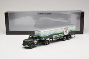 Mercedes LS315 Koffersattelzug Bärenmarke Minichamps 1:43 499034780 Pressofusione — immagine 6 di 6