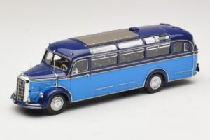 Mercedes O 3500 Autobus Azzurro Blu Scuro Minichamps 1:43 439360011 Pressofusione