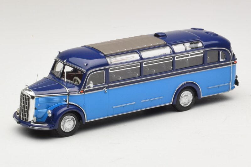 Mercedes O 3500 Autobus Azzurro Blu Scuro Minichamps 1:43 439360011 Pressofusione