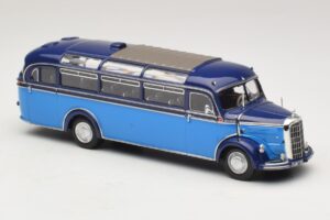 Mercedes O 3500 Autobus Azzurro Blu Scuro Minichamps 1:43 439360011 Pressofusione — immagine 4 di 6