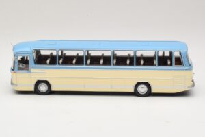 Mercedes O302 Blu Crema Minichamps 1:43 439035181 Pressofusione — immagine 3 di 6